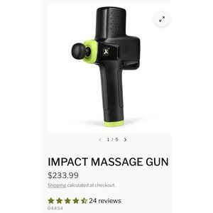 Trigger Point Impact Percussion Massage Gun Massager‎ 4 Speed Rechargeable *NEW*